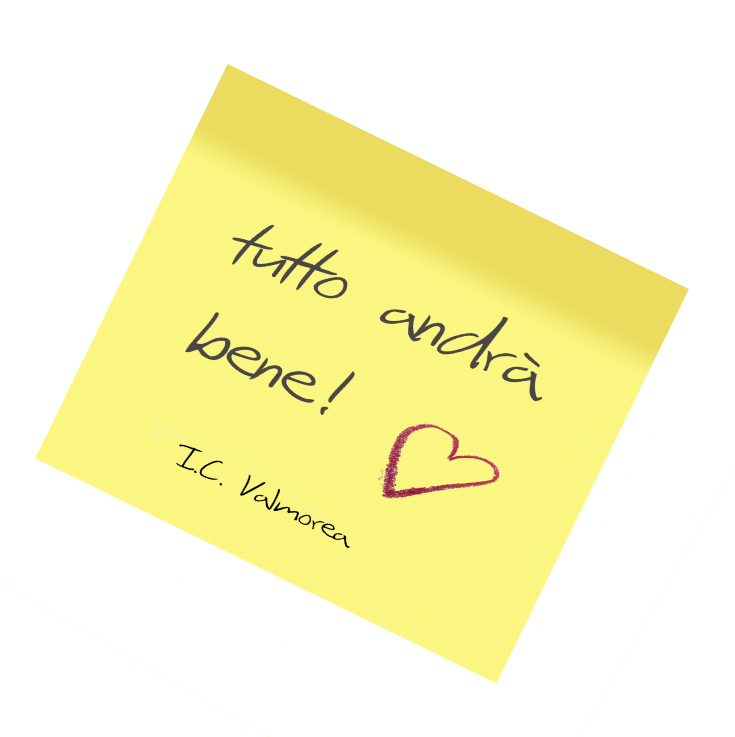 post it ruotato